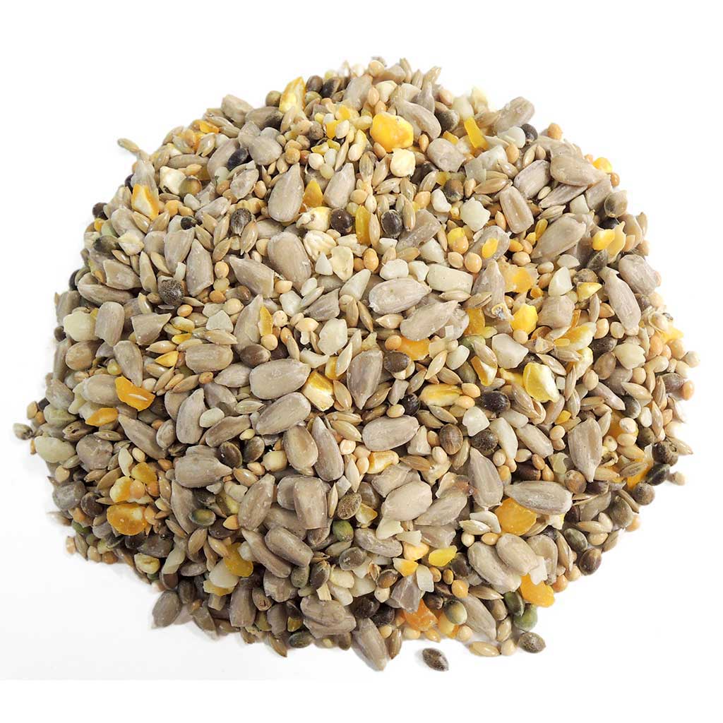 GRANA-S Bolsa de mezcla de semillas con pipa sin cáscara. Alimento para aves silvestres 1 kg