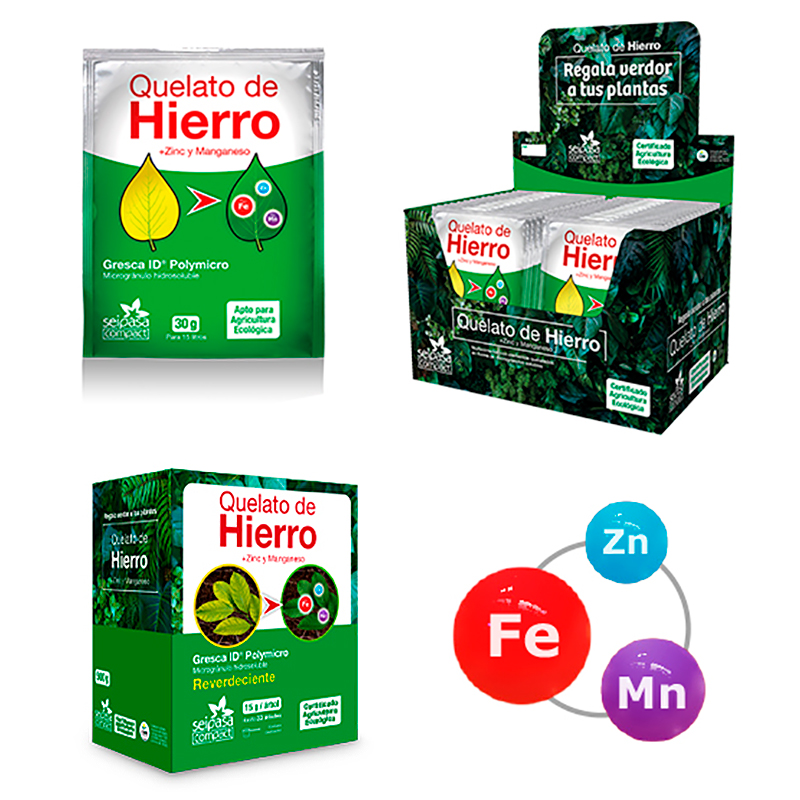 Quelato de Hierro Gresca ID® Polymicro 30g 1