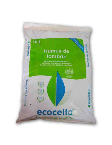 Humus de lombriz ecológico Ecocelta 5 litros