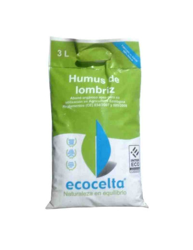 Humus de lombriz ecológico Ecocelta 5 litros