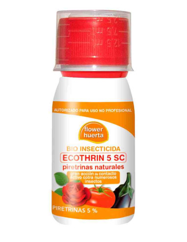 Insecticida Ecothrin 5 SC Piretrina natural concentrado 50cc