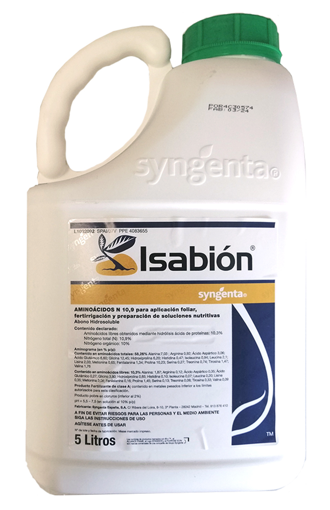 Isabión, nutriente biológico a base de aminoácidos y nitrógeno 1L
