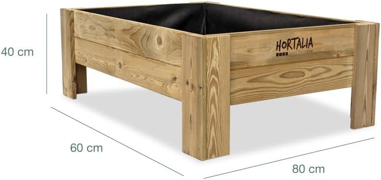Mesas de cultivo Gardenbrico Hortalia L40 altura 40cm (120x80x40) 3