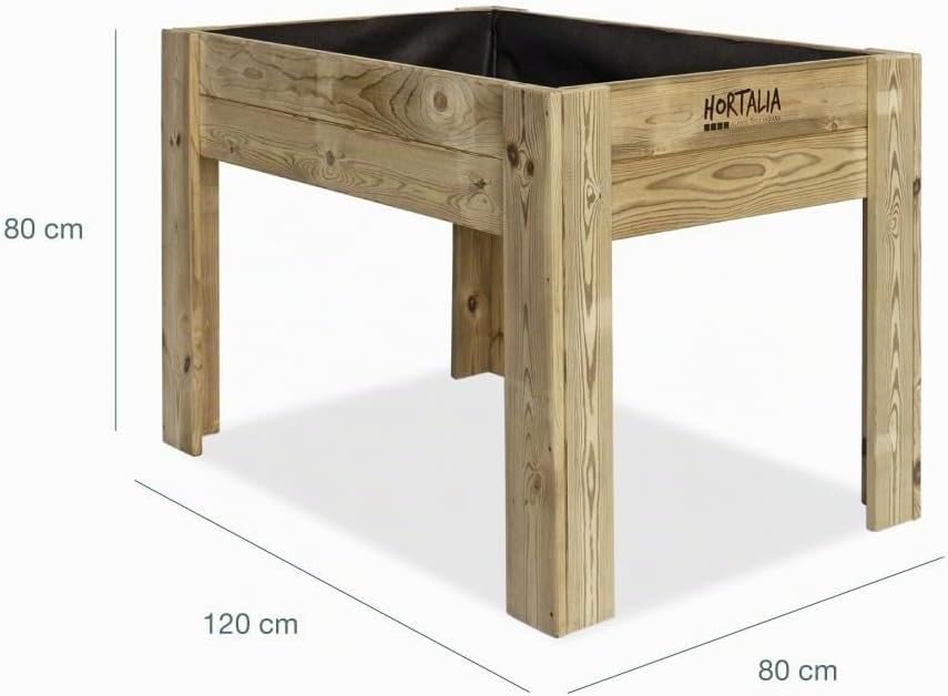 Mesas de cultivo Gardenbrico Hortalia L80 altura 80cm (120x80x80) 3
