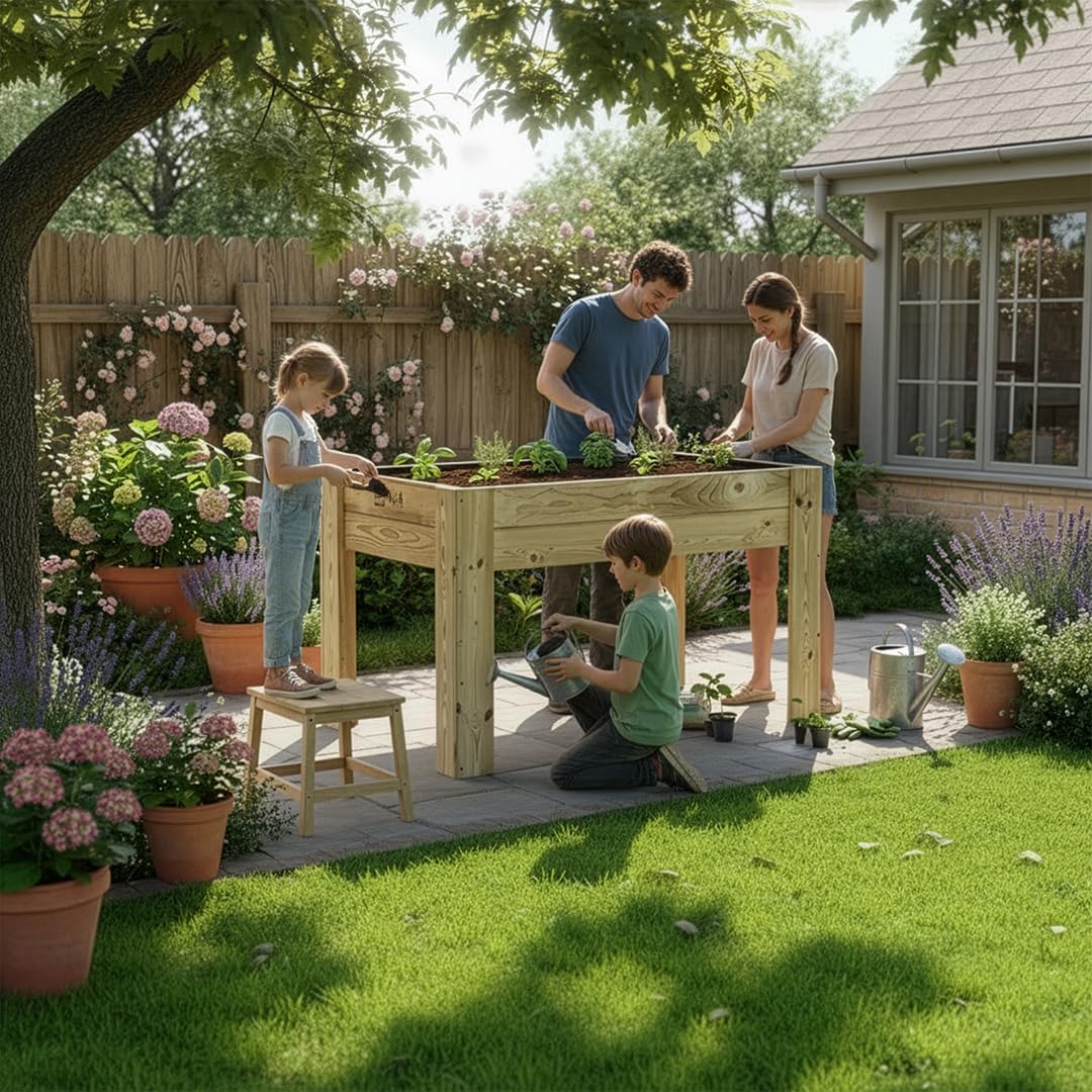 Mesas de cultivo Gardenbrico Hortalia L80 altura 80cm (120x80x80) 2