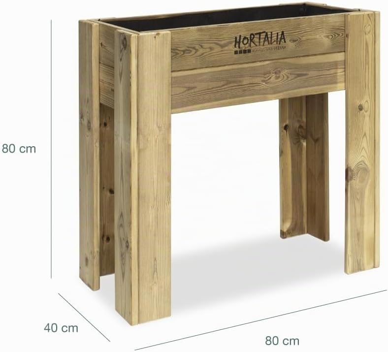 Mesas de cultivo Gardenbrico Hortalia S80 altura 80cm (80x40x80) 3