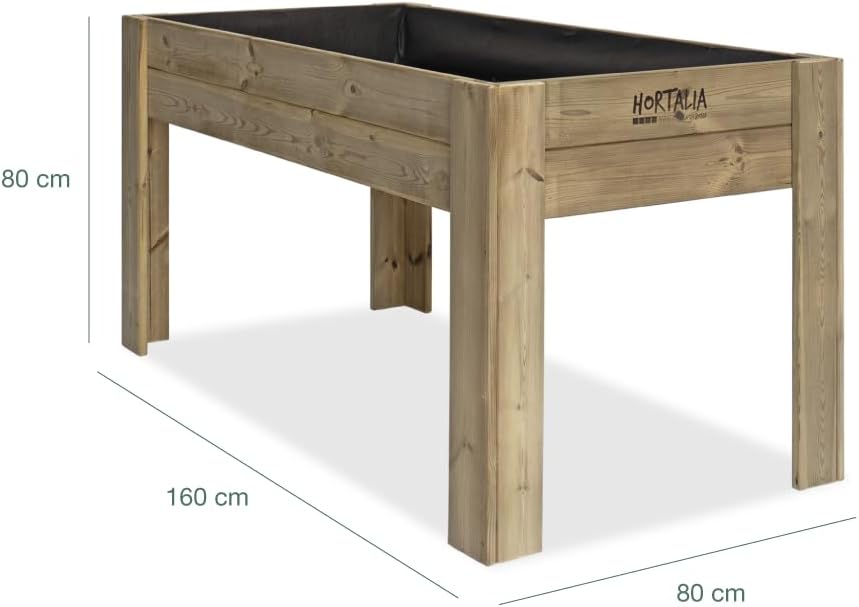Mesa de cultivo Gardenbrico Hortalia XL80 altura 80cm (160x80x80) 3