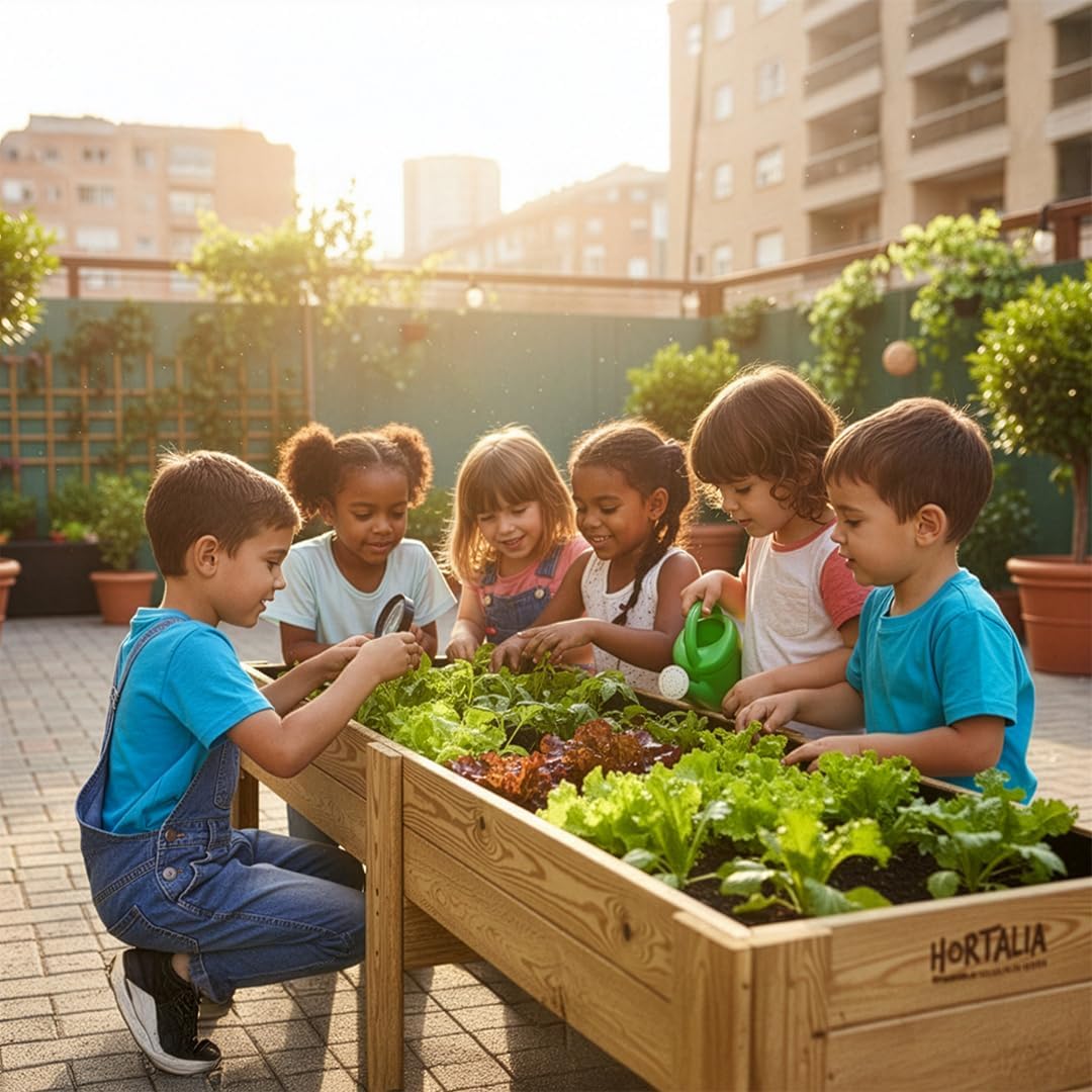 Mesas de cultivo Gardenbrico Hortalia XXL40 altura 40cm (200x80x40) 2