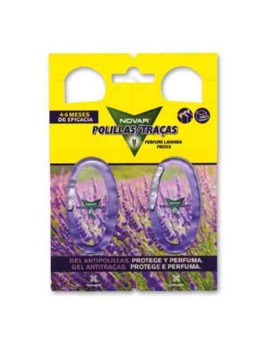 Novar anti polillas lavanda para ropa 2 unid. 1