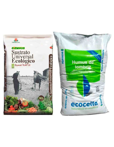 Pack sustrato para mesas Gardenbrico Hortalia XL40 y XL80