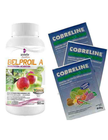 Pack tratamiento de invierno para frutales (fungicida+insecticida)