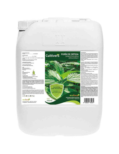 Purín de ortiga ecológico Cultivers 5 litros