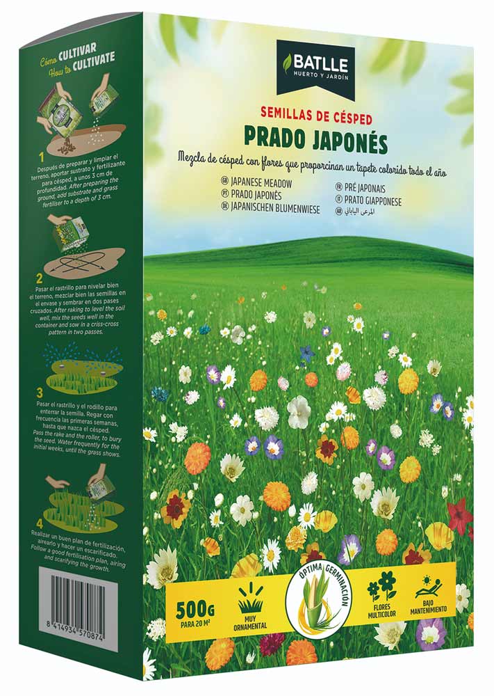 Semillas de Césped Prado Japonés BATLLE 500g