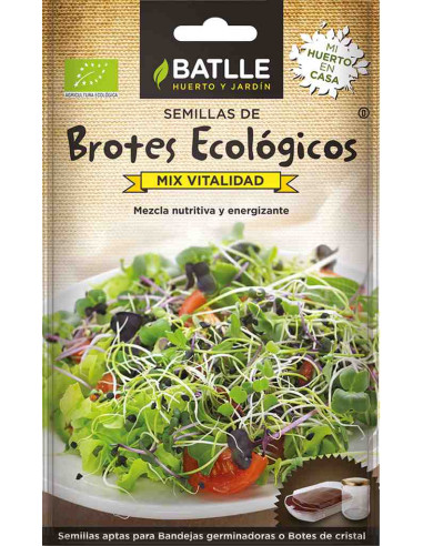 Semillas ecológicas de brotes Mix Vitalidad
