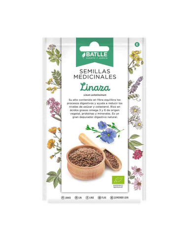 Semillas ecológicas de Linaza