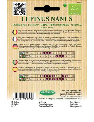 Semillas ecológicas de lupino o altramuz silvestre (En oferta 2x1)) 2
