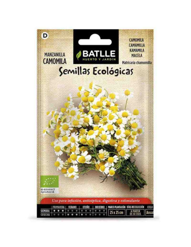 Semillas ecológicas de manzanilla
