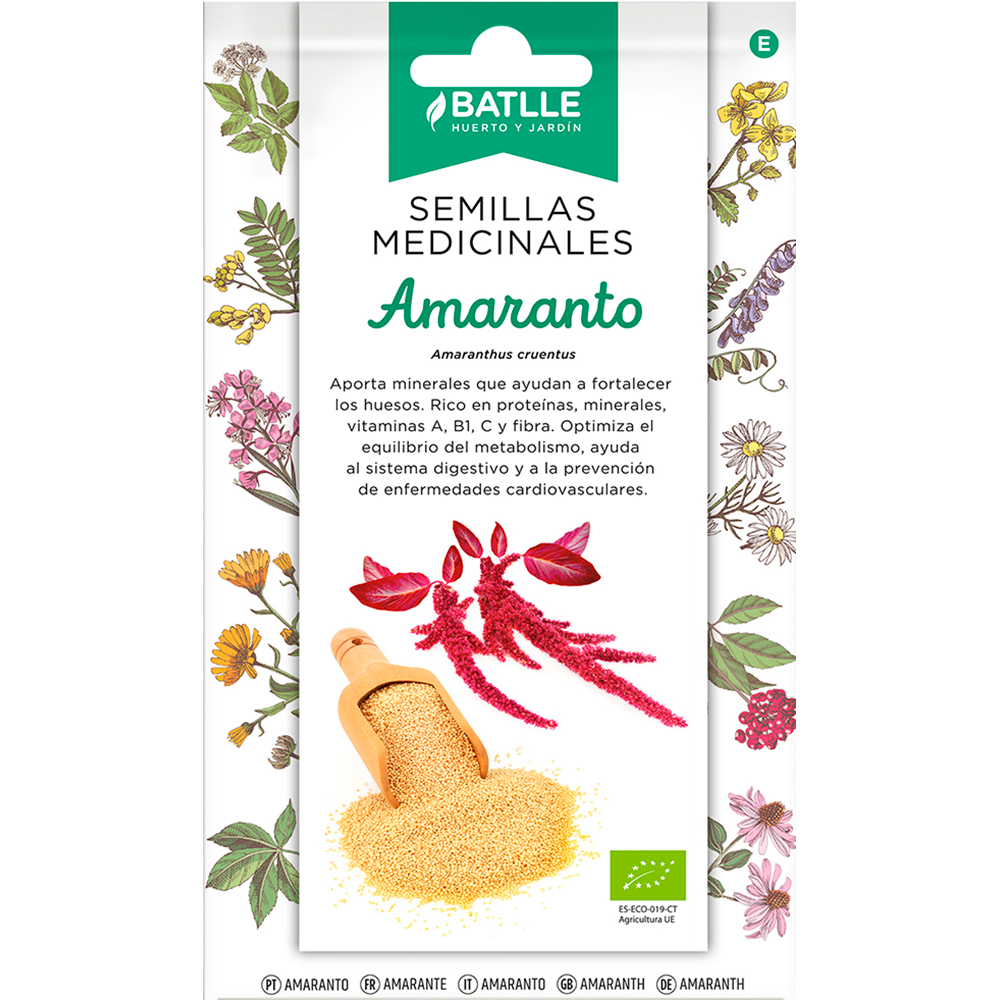 Semillas ecológicas de Amaranto rojo