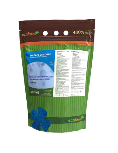 Sulfato de Cobre ecológico Cultivers 250g