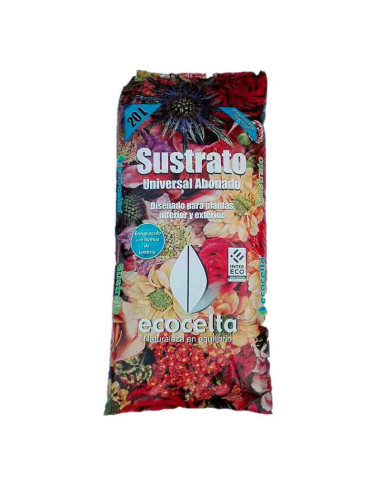 Sustrato universal ecológico Ecocelta 50L en palé (50 sacos de 50L) - Envío gratuito