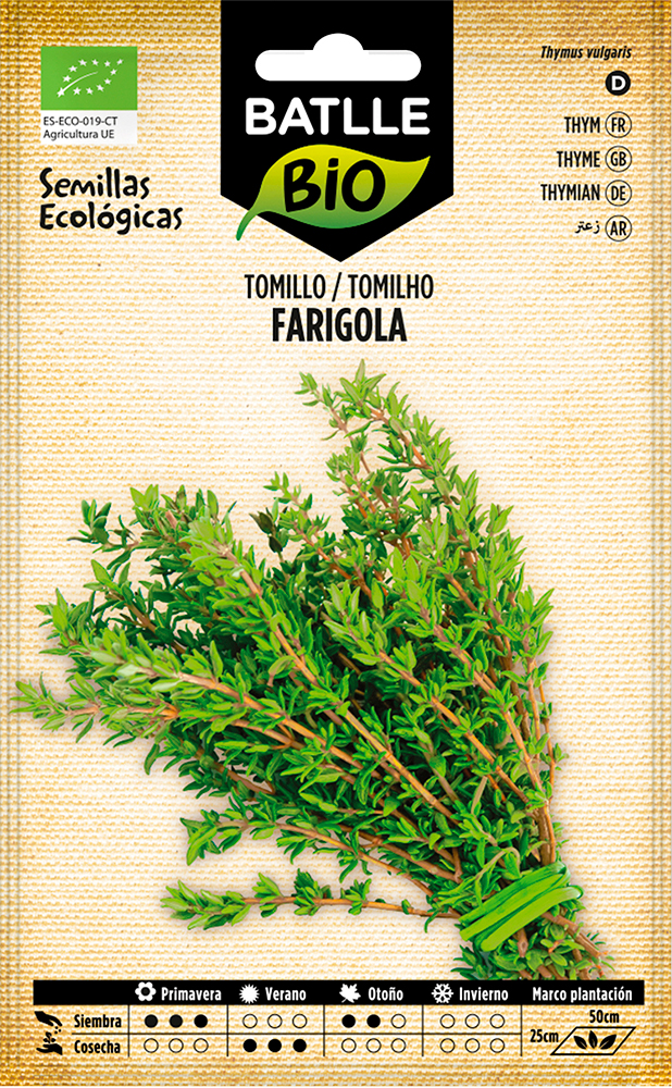 Semillas ecológicas de tomillo 1