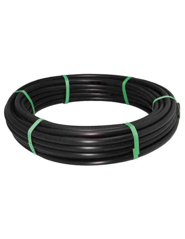 Tubería de conducción negra Aqua 25mm 25m