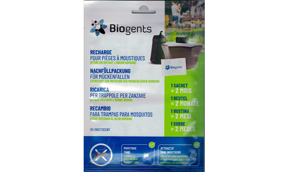 BG-Sweetscent: Atrayente de recambio para la trampa antimosquitos BG-Mosquitaire y BG-Home