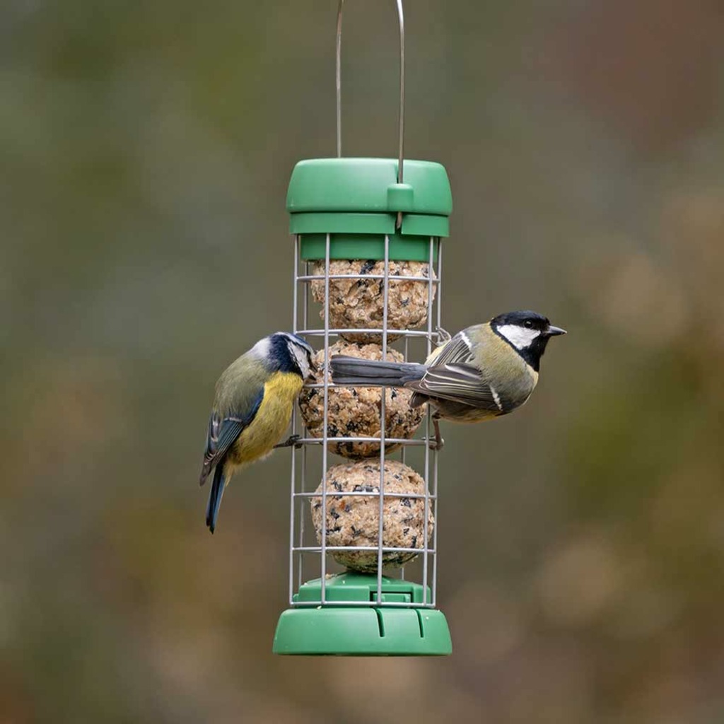 BL2-B1G "BIRD LOVERS" Comedero tubular para aves silvestres para 3 bolas de sebo_1