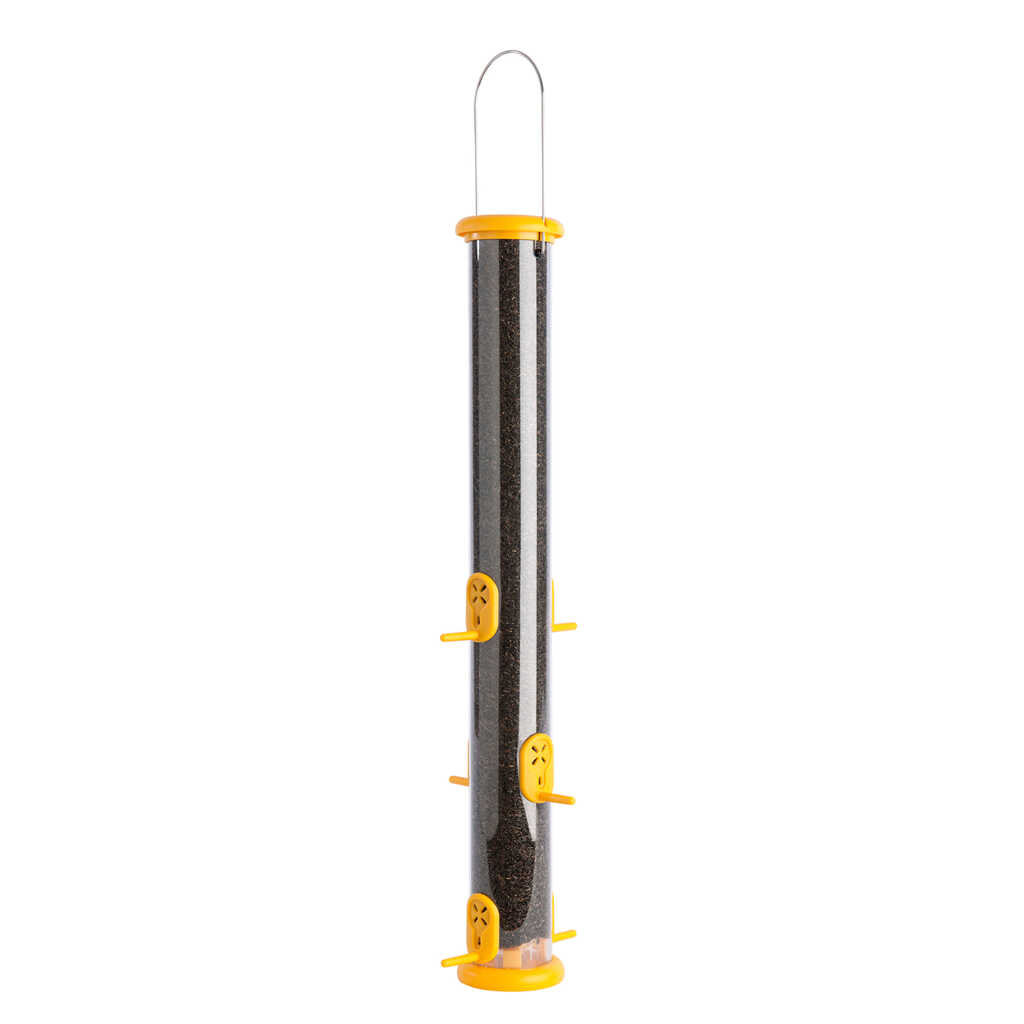 TO-N3Y 'RING PULL' Comedero tubular para aves silvestres grande especial para negrillo fácil de limpiar