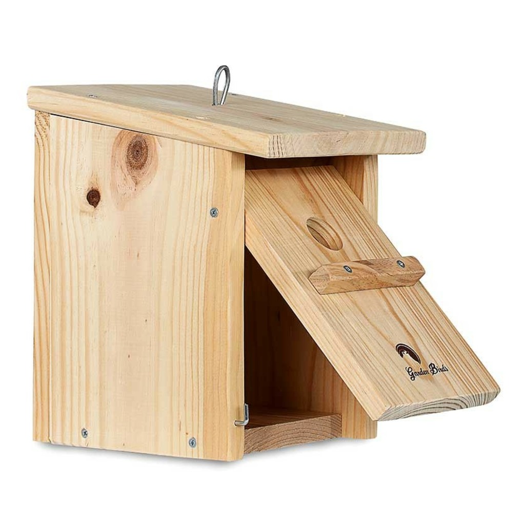 Caja nido de madera para pájaros para colgar 26mm_1