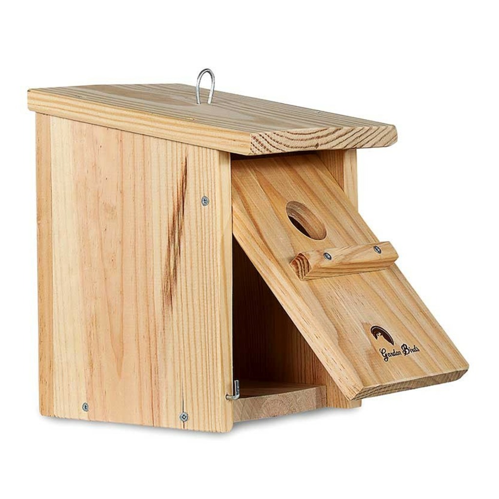 Caja nido de madera para pájaros para colgar 32mm_1