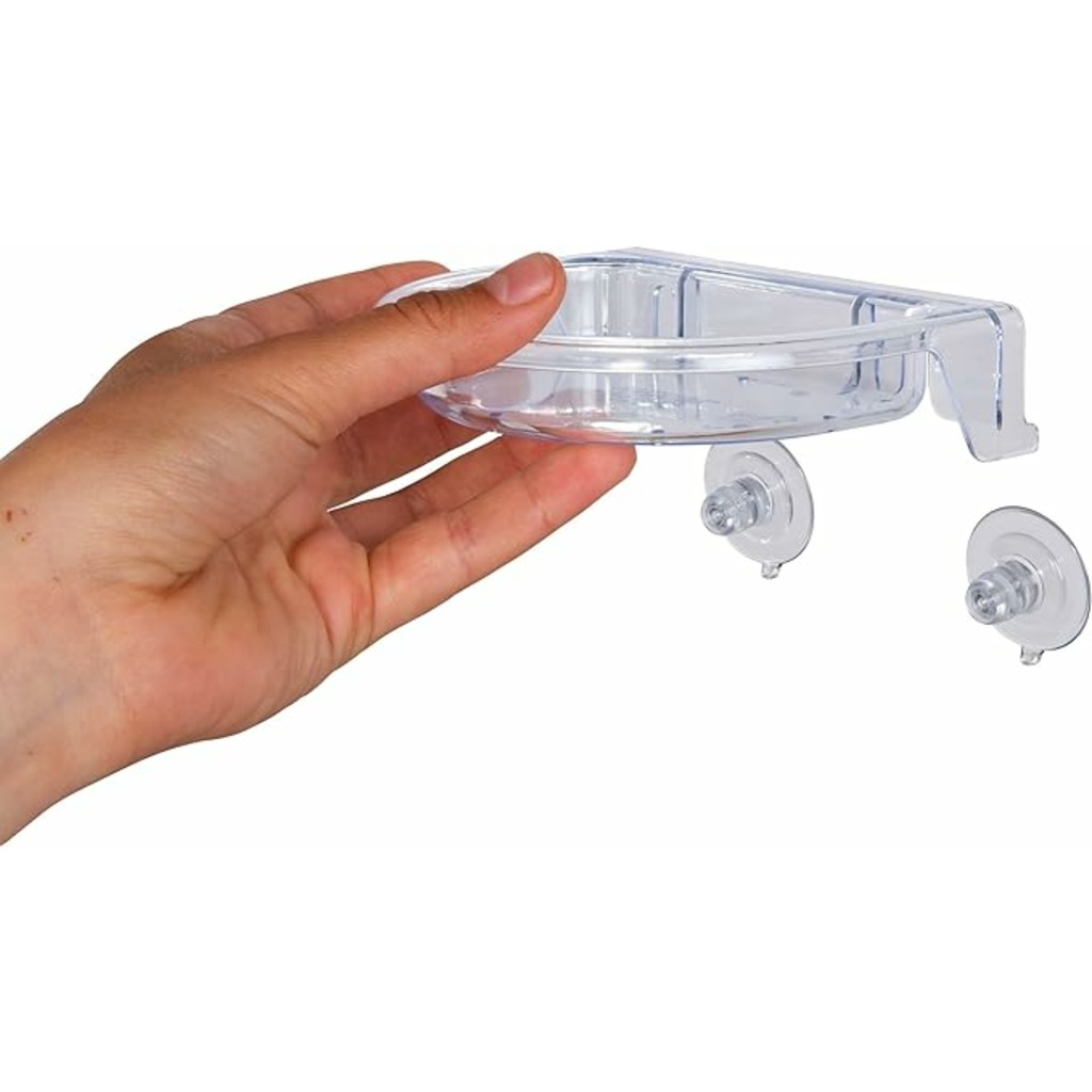 ILR-TTRC Cobertor para comedero para aves silvestres para ventana  "ROBINS TREAT TRAY" 3