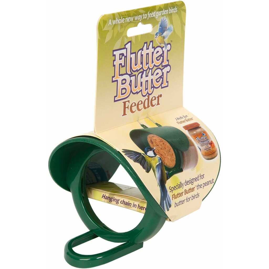 FBF-2 Comedero Flutter Butter para botes y tarros de manteca de cacahuete