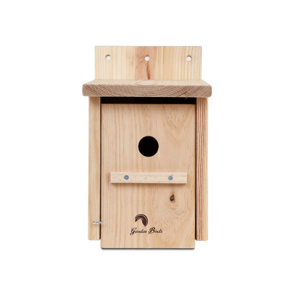 Caja nido de madera para pájaros pareada 26mm_1