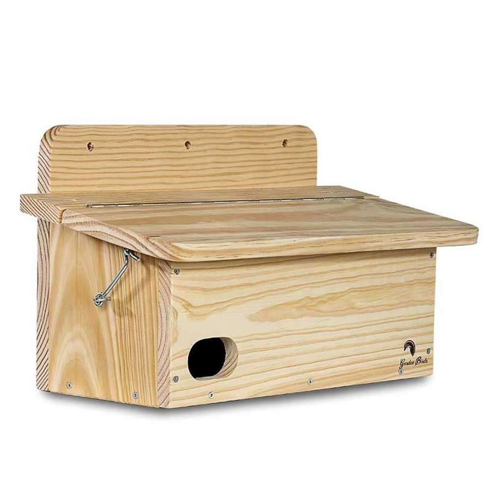 Caja nido de madera para vencejo