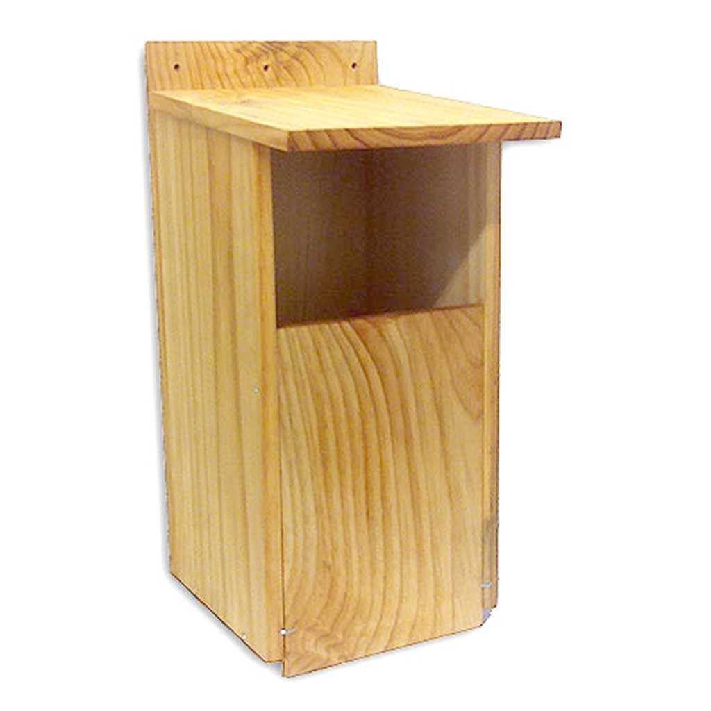 Caja nido para cárabo en madera tratada