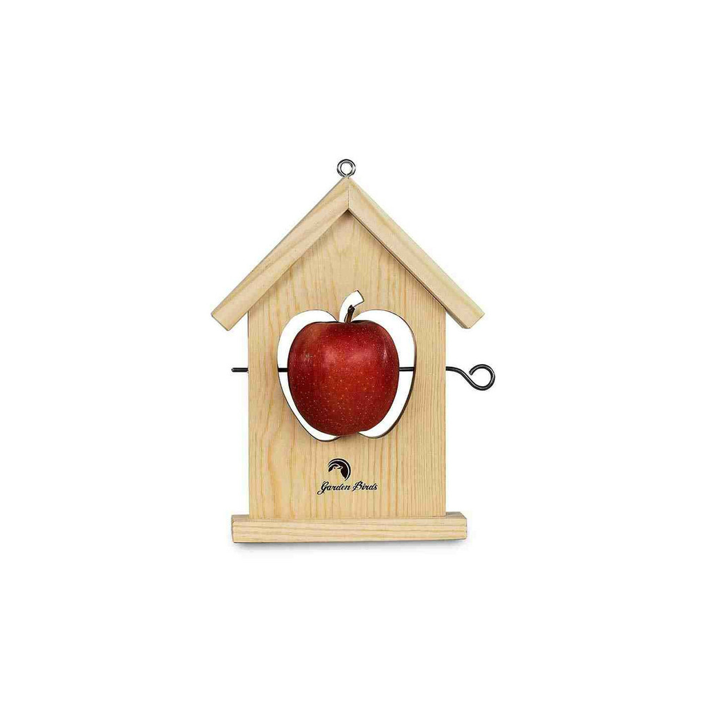 Comedero de madera para fruta manzana_1