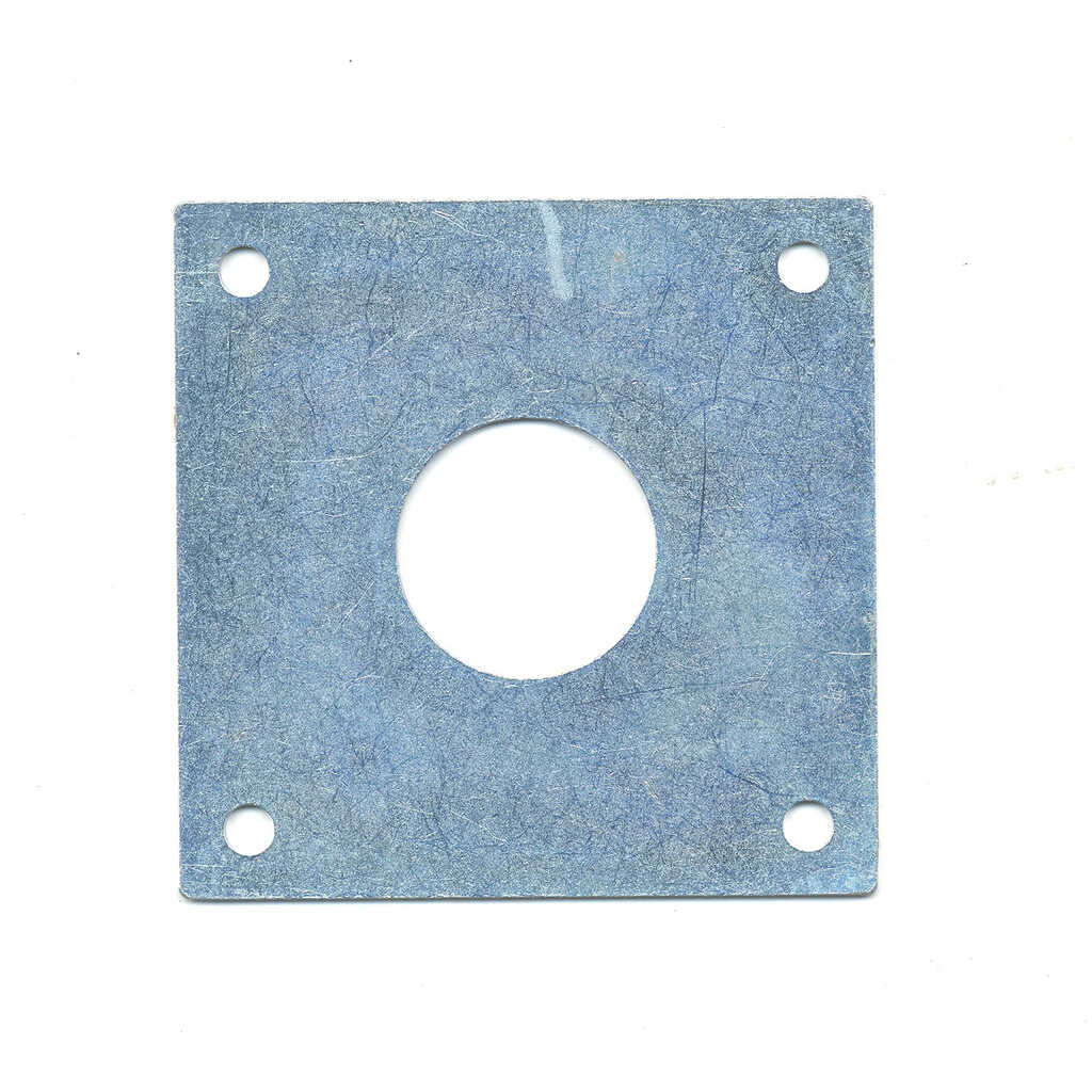 Placa metálica cincada antipícidos 32mm