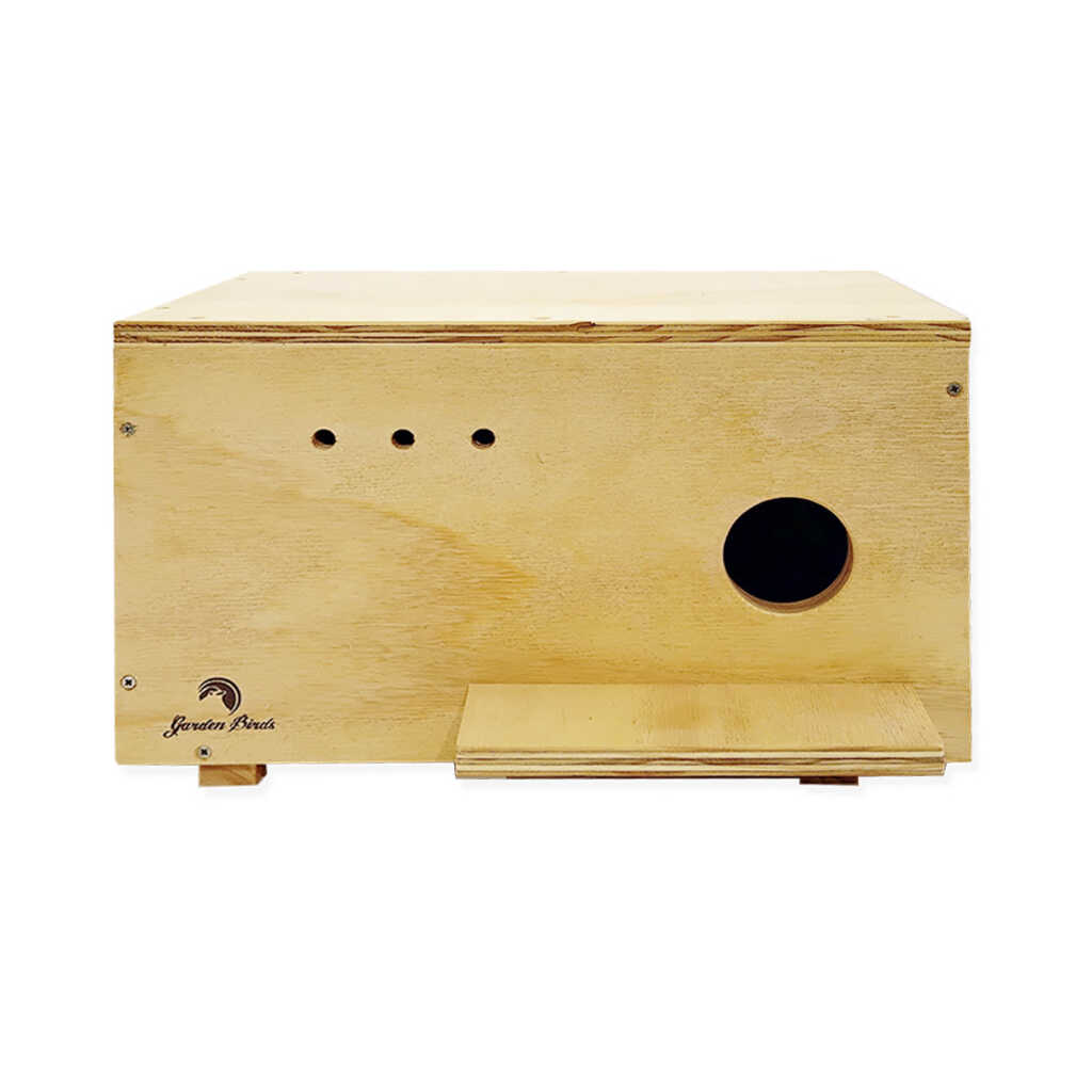 Caja nido para cernícalo primilla en madera tratada