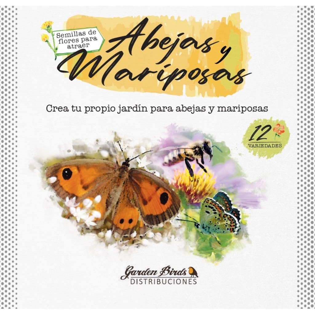 Abejas y mariposas. Mezcla de semillas para atraer fauna auxiliar