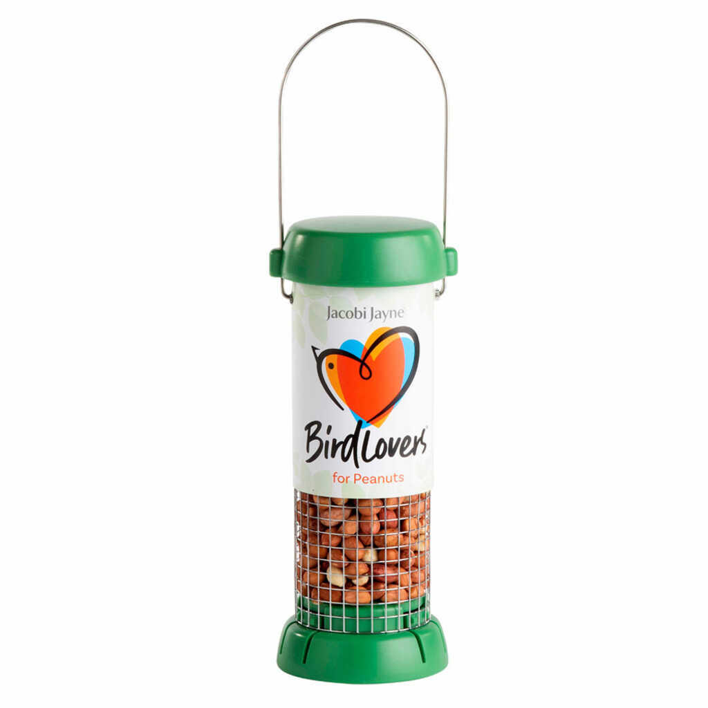 BL2-P1G "BIRD LOVERS" Comedero tubular para aves silvestres pequeño para cacahuetes