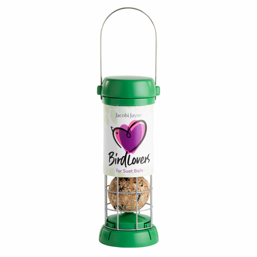 BL2-B1G "BIRD LOVERS" Comedero tubular para aves silvestres para 3 bolas de sebo
