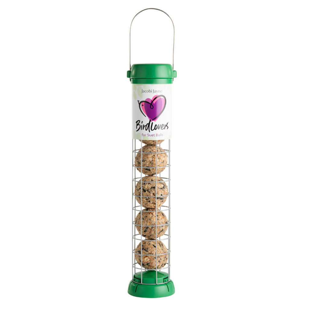BL2-B2G "BIRD LOVERS" Comedero tubular para aves silvestres para 6 bolas de sebo