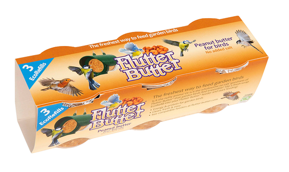 FB-PRO3 Ecorefill Flutter Butter manteca de cacahuete pack 3x140g