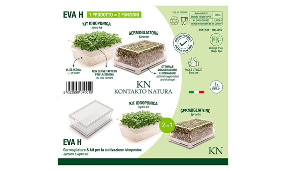 Germinadora EVA-H con kit hidropónico 3
