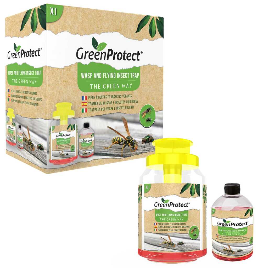 Trampa para avispas y moscas Green Protect + atrayente 500ml