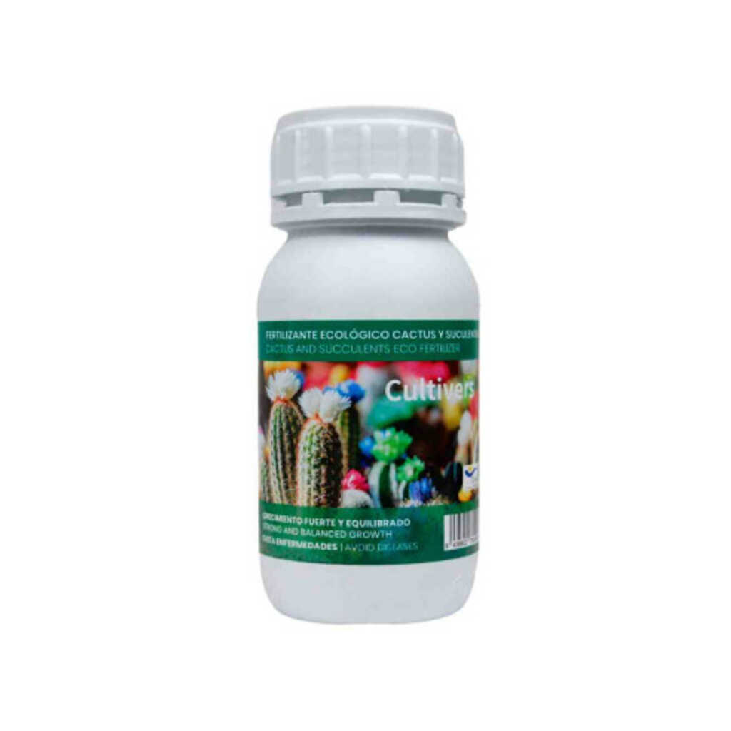 Abono Cactus líquido ecológico 250ml Cultivers