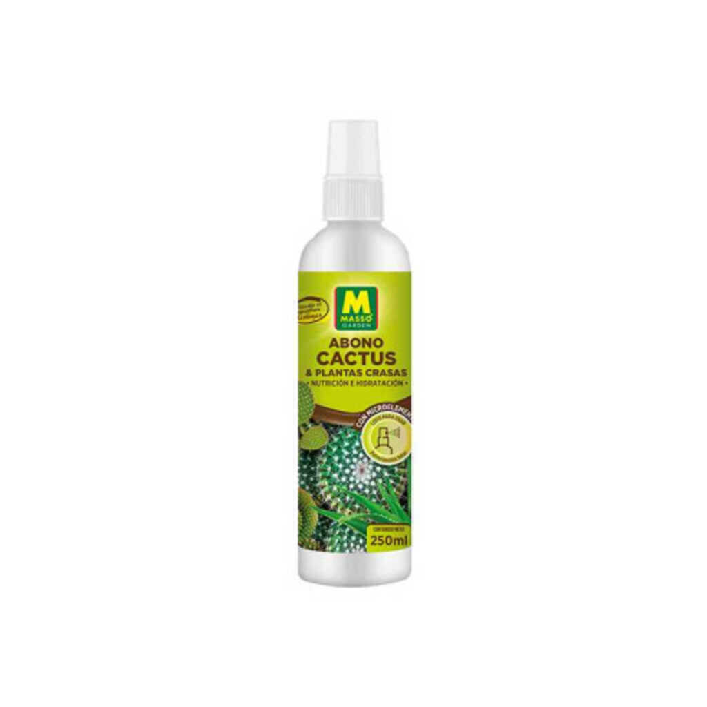 Abono foliar Cactus y Plantas Crasas 250ml Massó
