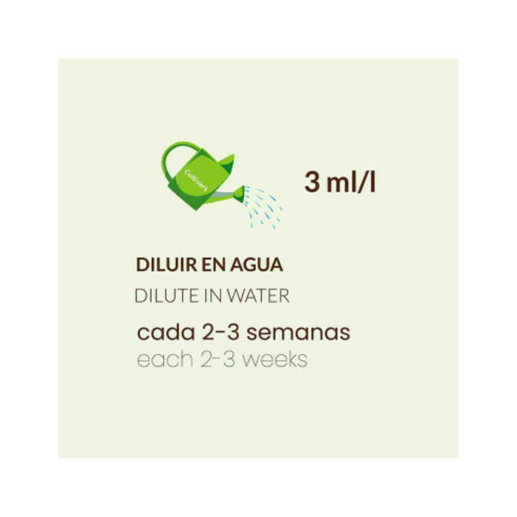 Abono Hortensias líquido ecológico Cultivers 250 ml 6