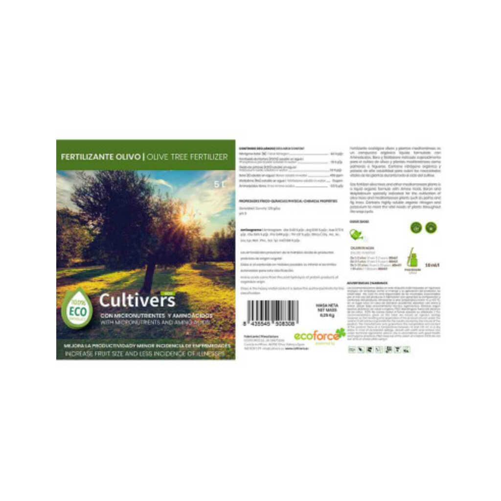 Abono Olivo líquido ecológico Cultivers 1 litro_1